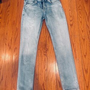 Scotch & Soda Blue Slim Straight Jeans